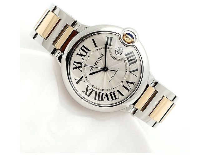 Cartier Orologio automatico da uomo Ballon Bleu in combinazione di oro giallo - vista 21