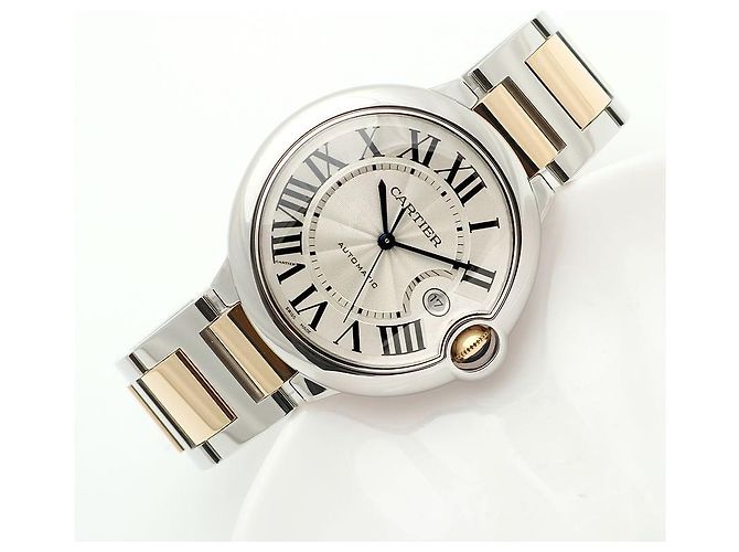 Cartier Orologio automatico da uomo Ballon Bleu in combinazione di oro giallo - vista 22
