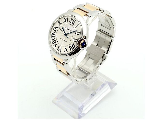 Cartier Orologio automatico da uomo Ballon Bleu in combinazione di oro giallo - vista 5