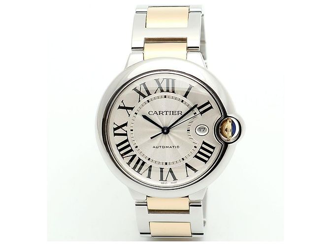 Cartier Orologio automatico da uomo Ballon Bleu in combinazione di oro giallo - vista 9