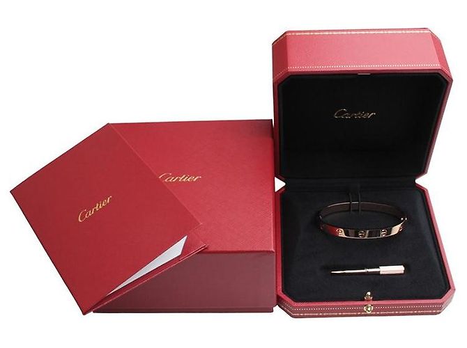 Cartier Bracciale Love Oro Rosa Arancione - vista 7