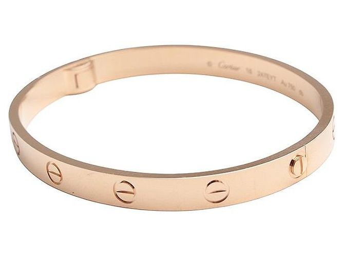 Cartier Bracciale Love Oro Rosa Arancione - vista 2