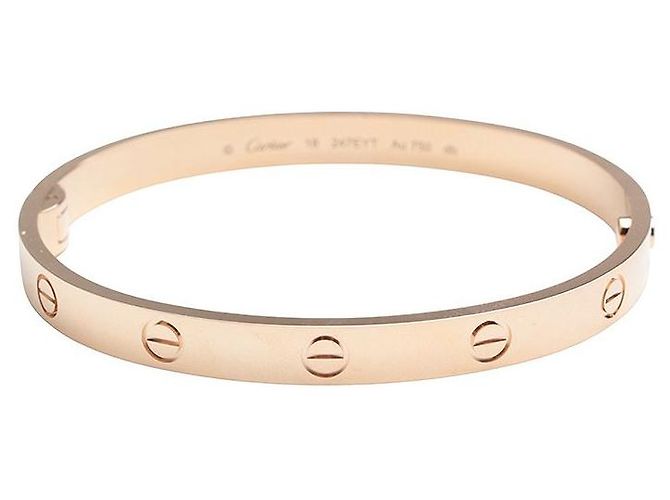 Cartier Bracciale Love Oro Rosa Arancione - vista 3