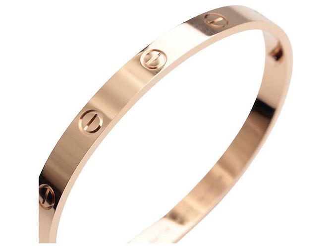 Cartier Bracciale Love Oro Rosa Arancione - vista 5