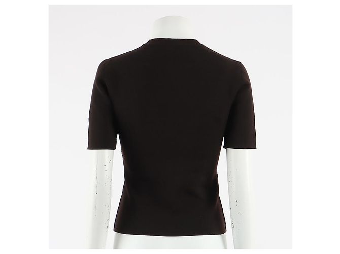 Fendi Short Sleeve Knit Top - view 3