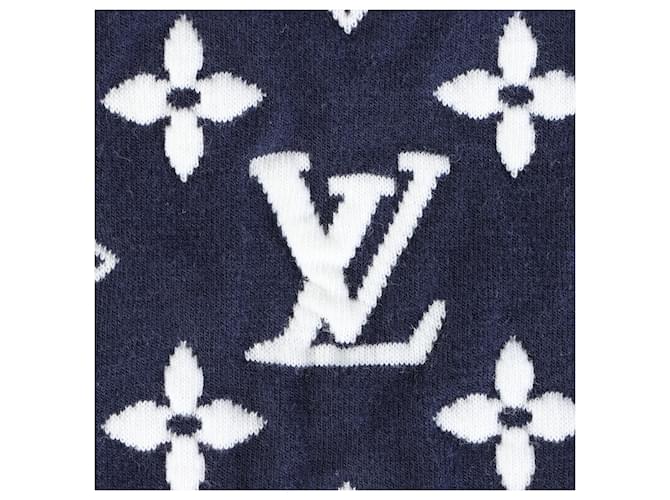 Louis Vuitton Strato intermedio Monogram Blu - vista 4