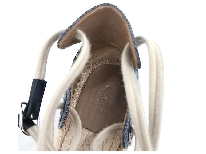 Hermès Denim-Espadrilles - Ansicht 6