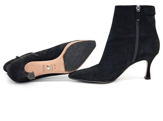 Christian Dior Suede Ankle Boots - vista 4