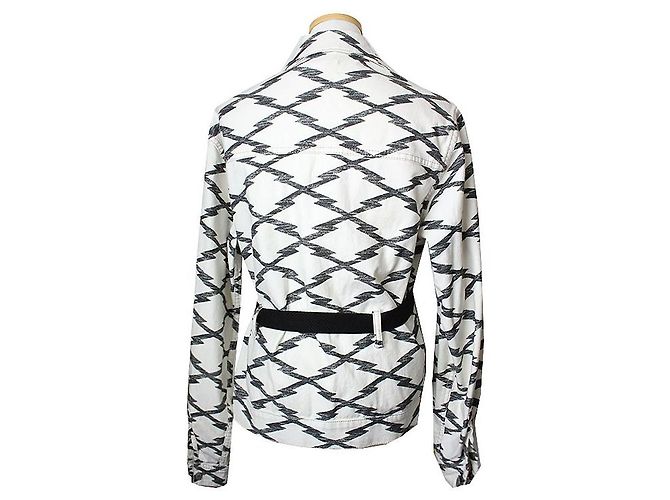 Chaqueta de denim estampada Isabel Marant Castaño - vista 2