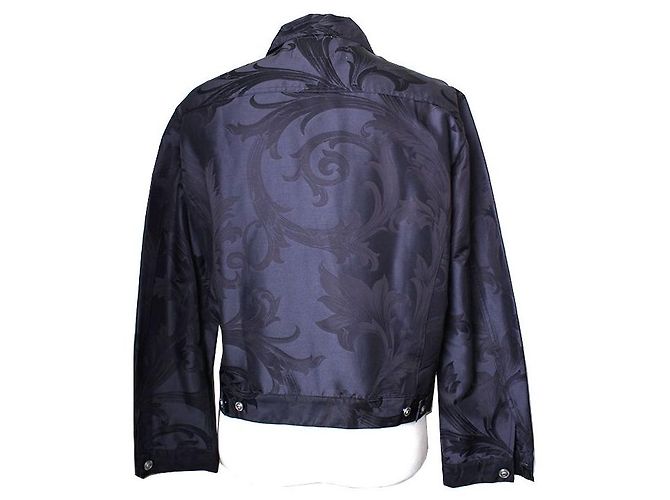 Versace Herrenjacke Jeans Signature Navy Blau - Ansicht 2