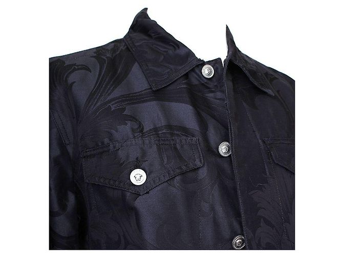Versace Herrenjacke Jeans Signature Navy Blau - Ansicht 4