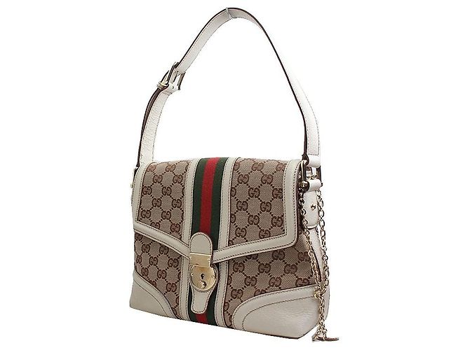 Gucci Begrenzte Auflage GG Canvas Schultertasche Mehrfarben - Ansicht 2