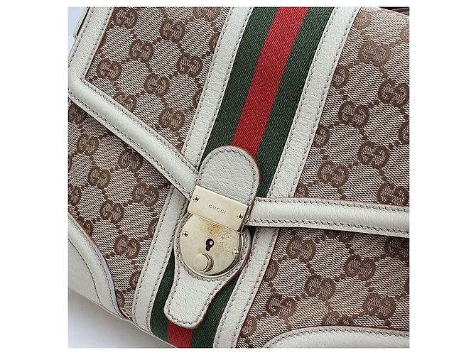 Gucci Begrenzte Auflage GG Canvas Schultertasche Mehrfarben - Ansicht 6