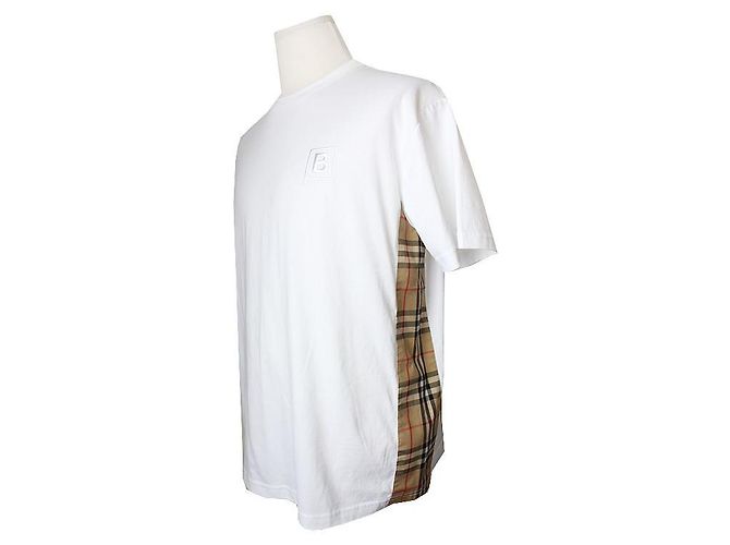 Burberry Details des Herren-T-Shirts überprüfen Silber - Ansicht 2