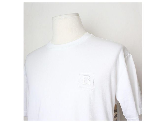 Burberry Details des Herren-T-Shirts überprüfen Silber - Ansicht 5