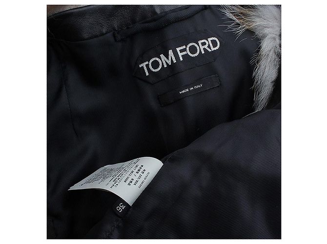 Chaleco de piel de mapache Tom Ford Multicolor - vista 3