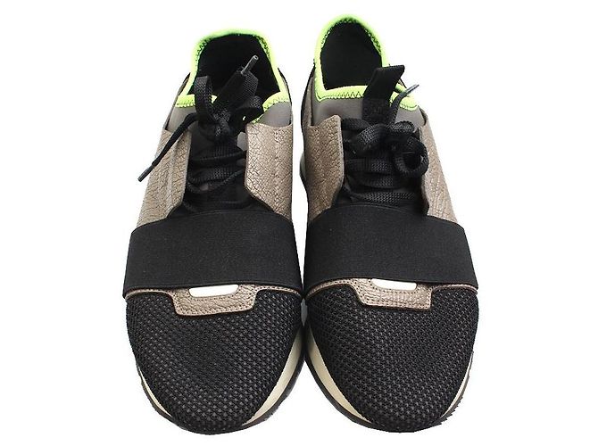 Balenciaga Sneaker mit Lederdetails Braun - Ansicht 2