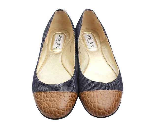 Jimmy Choo Scarpe basse in denim Blu - vista 2