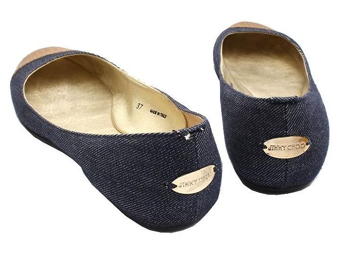 Jimmy Choo Scarpe basse in denim Blu - vista 4