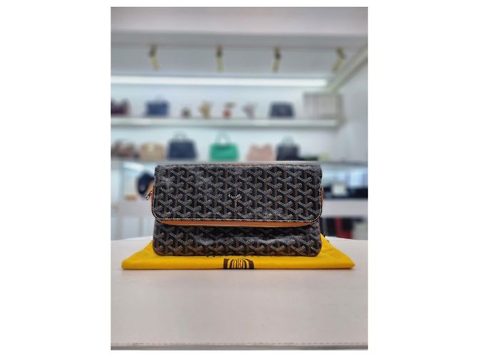 Goyard Clutch Saint Mary MM Marrone - vista 10