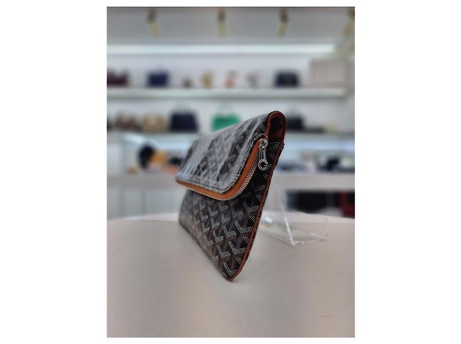 Goyard Clutch Saint Mary MM Marrone - vista 4