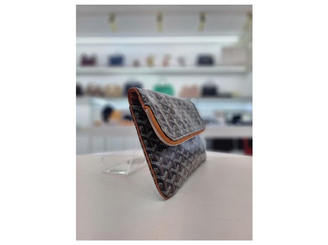 Goyard Clutch Saint Mary MM Marrone - vista 5