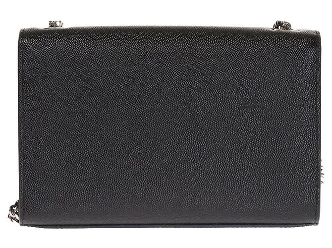 Borsa a spalla in pelle Small Kate di Saint Laurent Nero - vista 5