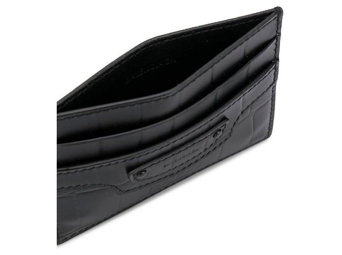 Balenciaga Neo-Klassischer Kartenhalter Schwarz - Ansicht 11