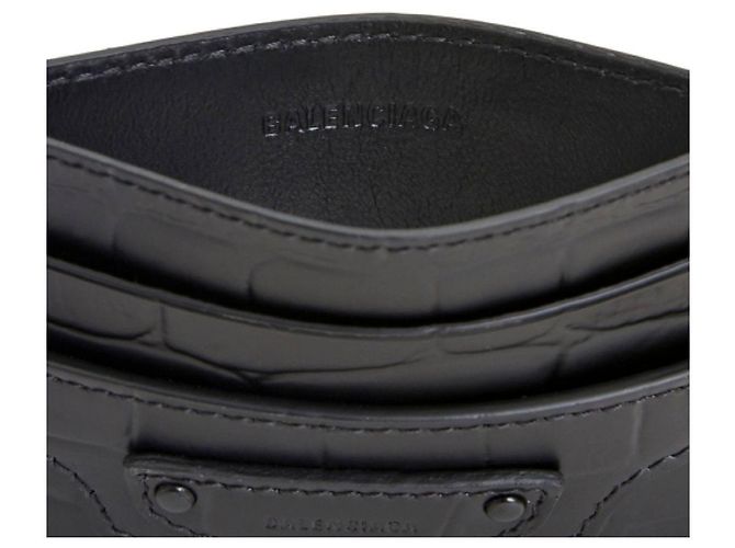 Balenciaga Neo-Klassischer Kartenhalter Schwarz - Ansicht 13