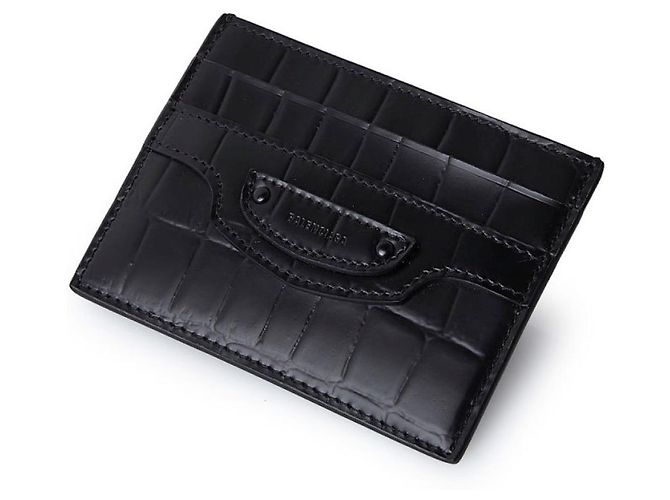 Balenciaga Neo-Klassischer Kartenhalter Schwarz - Ansicht 6