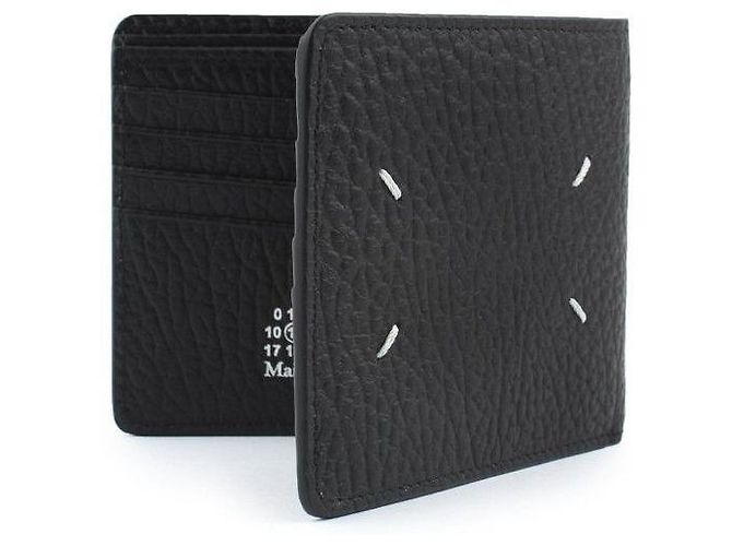Maison Martin Margiela Portafoglio Black Stitch Nero - vista 7
