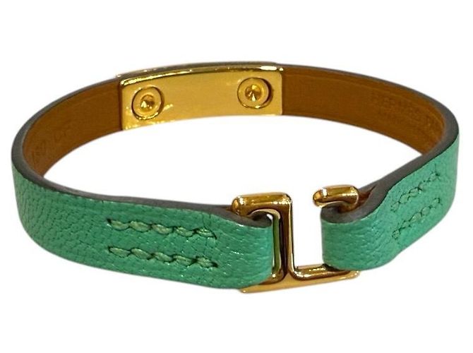 Hermès Bracciale Mini Donna Riballe in Bambù Verde - vista 4