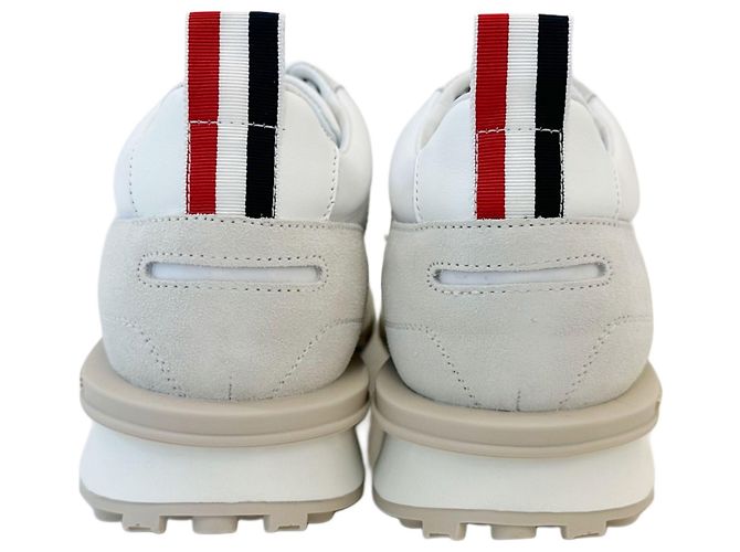 Thom Browne Sneakers da donna ECO Nylon Allumina Bianco - vista 11