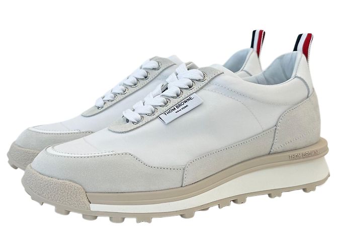 Thom Browne Sneakers da donna ECO Nylon Allumina Bianco - vista 6