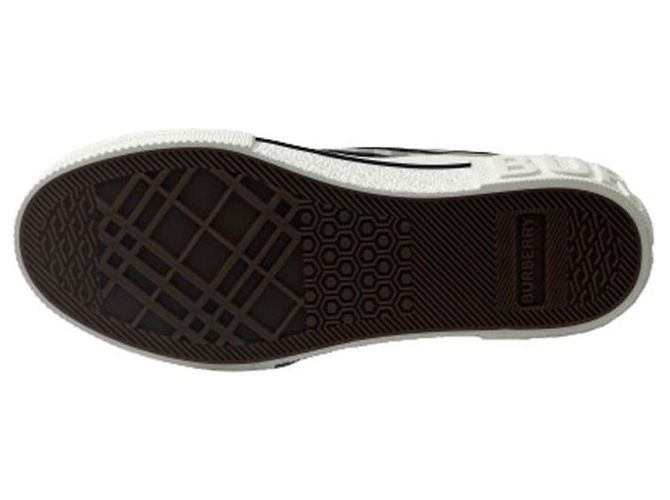 Burberry Sneakers in cotone a quadri vintage Marrone - vista 10