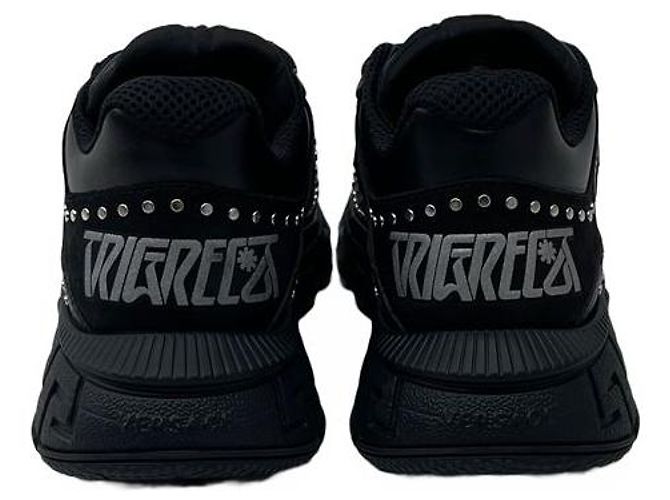 Versace Sneakers Trigreca con borchie Nero - vista 10