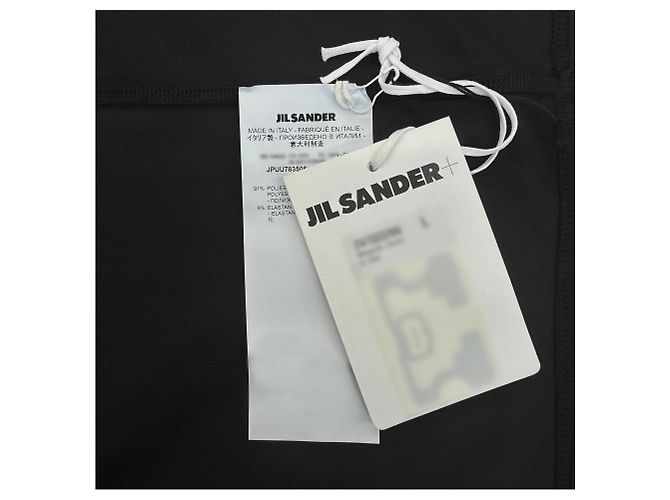 Jil Sander T-shirt Oversized con Logo Nero - vista 10