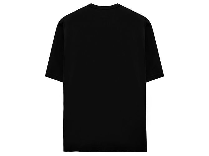 Jil Sander T-shirt Oversized con Logo Nero - vista 2