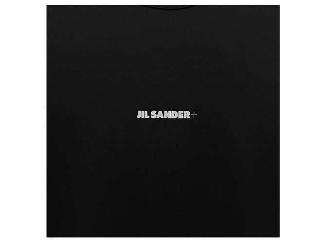 Jil Sander T-shirt Oversized con Logo Nero - vista 4