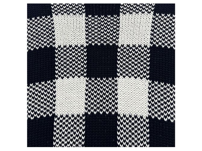 Thom Browne Gingham Check Knit Blue - view 9