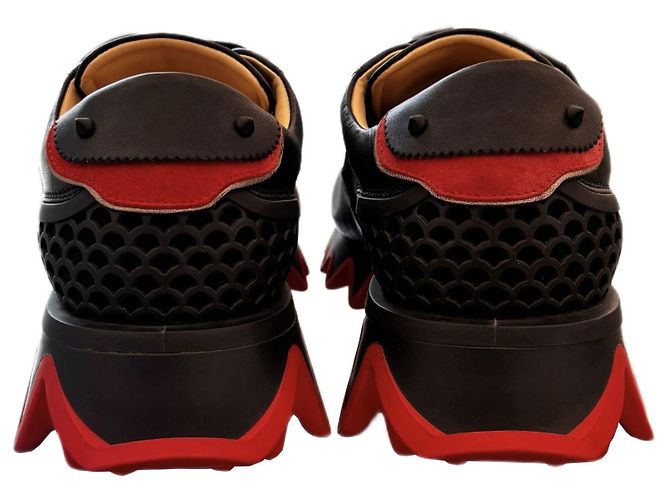 Christian Louboutin Sneakers Runner Nero - vista 3