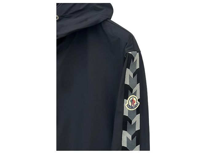Giacca a vento Moyse con patch logo Moncler MOYSE Nero - vista 3
