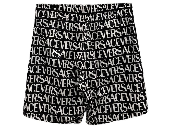 Versace Badehose mit Logo-Print Mehrfarben - Ansicht 2