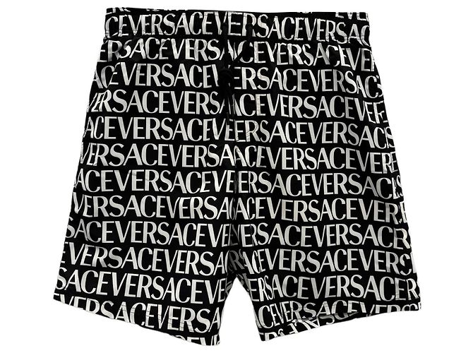 Versace Badehose mit Logo-Print Mehrfarben - Ansicht 5