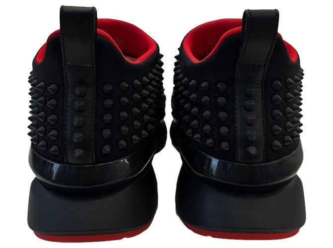 Christian Louboutin Sneakers Spike Socks Nero - vista 4
