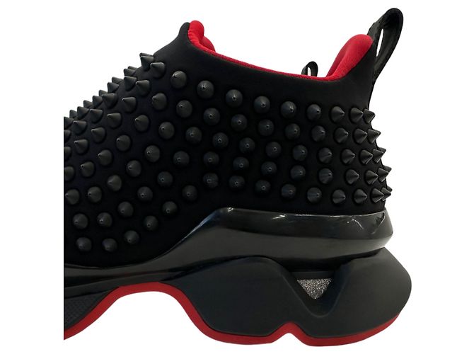 Christian Louboutin Sneakers Spike Socks Nero - vista 8