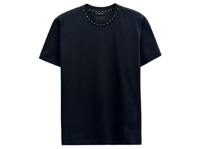 Valentino T-shirt a maniche corte con borchie Nero - vista 6