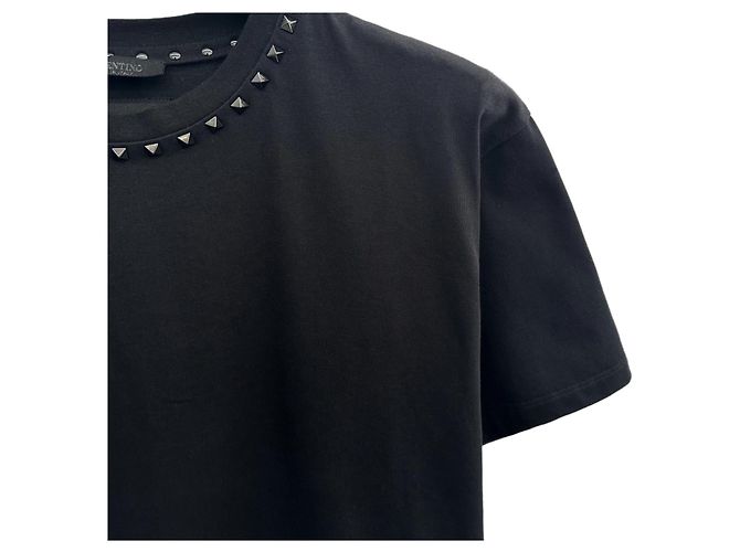 Valentino T-shirt a maniche corte con borchie Nero - vista 8