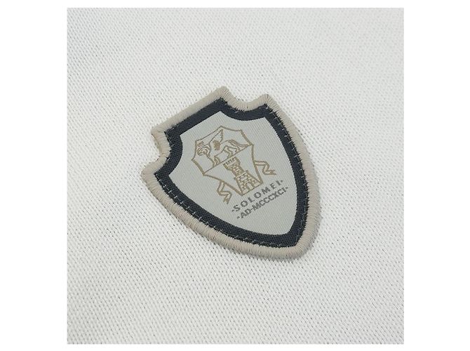 Brunello Cucinelli Cardigan in cotone con logo - vista 9