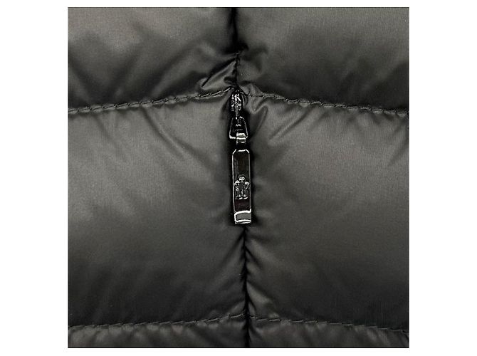 Moncler Logo Damen Leichte Jacke mit Mischpolsterung Schwarz - Ansicht 4